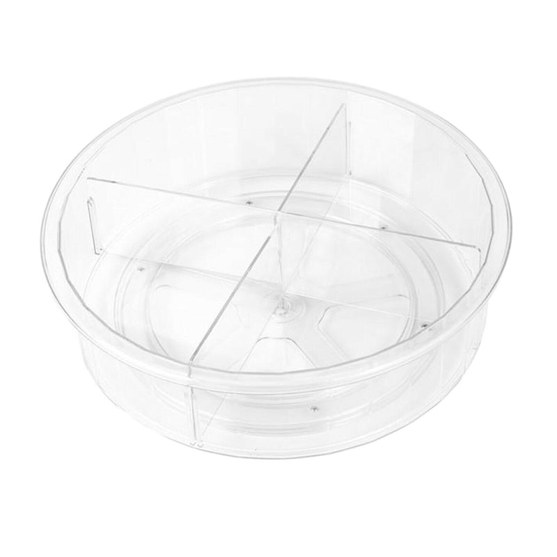 Rotating Spice Storage Rack Tray Turntable Kitchen Cabinet Jar Holder Organizer