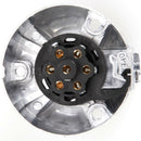 7Pin Round Plug Female Metal Caravan Trailer Part Boat Car RV Socket Con hv2n