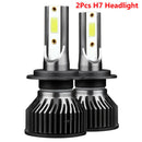 2PC H7 LED Headlight Conversion Kit COB Bulb White High Power 6000KS Ew