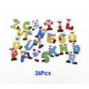 26 Letters Alphabet Wooden Magnets For Refrigerator Home Decoration