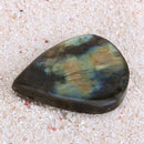 1pcs Natural Labradorite Crystal Drop-shaped Pendants Treatment Stone