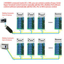 4CH 12V Modbus PC RTU UART RS485 Relay Board for PLC Lamp LED PTZ Camera Control