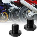 4PCS Motorcycle Rearview Mirror Holes Screws Plugs M10 * 1.25 Aluminum Alloy
