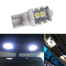 10PCS T10 White LED 10-smd Wedge Interior Dome Map 192 Light W5W Bulbs 158 M5U1