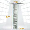 Hat Rack 10 Shelf Hanging Closet Hat Organizer for Hat Storage - Protect Yo K5P7