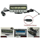 12V Multifunction Car Digital Clock LCD Thermometer Voltage Tester Voltmete<