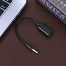 Headphones Splitter 3.5mm Male to 2 Female Lovers Earphone Splitter(Black)