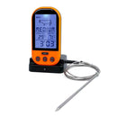 Digital Wireless Meat BBQ Thermometer Oven Food Probe Kitchen Tool (Orange) A
