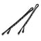 60 Pcs Metal Hair Clips Waved Bobby Salon Pins Grip Hairpins Barrette Black