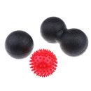 Yoga Pilates Spiky Massage Peanut Balls Set Deep Tissue Trigger Point Balls