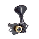 Guitar Open Gear Tuning Pegs Tuners Machine Heads 2R2L for Ukulele Black