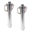 2 Pack Ball Lock Pins Ring Handle Ball Release Stainless Steel Ball 40mm