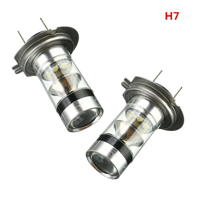 2X H7 LED Car Headlight High/Low 10000W 150000LM COB Kits Fog Lamp 6000K White
