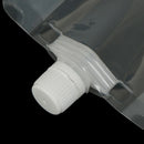 1PC 800ml DIY Plastic Transparent Cruise Drinks Pocket Flask Suction Fresh Bag3C