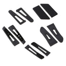 8Pcs Plastic Sleeve Cuff Tab Sewing Hook Loop Tape Clothing Accessories 07
