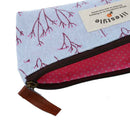 Countryside Flower Floral Pencil Pen Case Cosmetic Makeup Bag