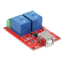 5V 2 Channel Driver-Free USB Smart Control Switch Relay Module for PC