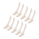 10Pcs Plastic Photo Frame Backs Pedestal Holder Stand Display Racks White