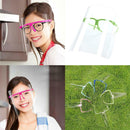 20Pcs Full Face Shield Protection Washable Clear Goggles Visor Hat Windproof