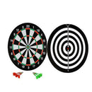 Dartboard 15" Double Sided Indoor Outdoor Game With 6pcs Darts Toys