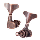 Pack of 5 Bass Tuning Pegs Keys Machine Head Tuners for Bass Purple Bronze 1R4L,