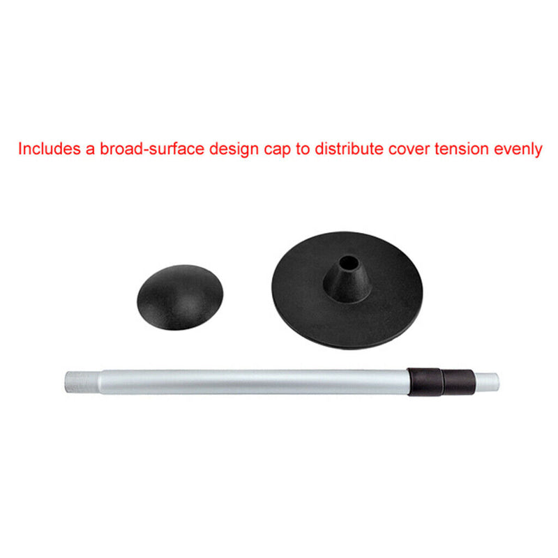 Adjustable Telescopic Boat Cover Support Pole System 580 to 1380mm Marine