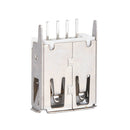 USB Female Socket Type A 4Pin 180 Degree Solder Connector OZ