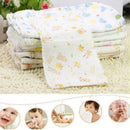 10Pcs Baby Newborn Gauze Muslin Square 100% Cotton Girl Bath X8R7 Boy Wash D0X2