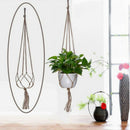 hemp rope new braided hanger pot green plant hanging rope basket  JR