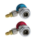 2Pcs Car Auto Freon R134A H/L Quick Coupler Adapters Air Conditioning Refri U4K3