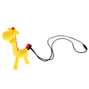 Baby BPA Free Silicone Giraffe Teething Necklace Nursing Teether Yellow