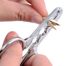Melon Seed Plier Scissor Nut Cracker Stainless Steel Walnut Pine Sheller Open-3C
