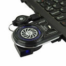 USB Notebook Laptop Cooling Cooler Fan Pad Mini Air Extract Flexible Externa Hn