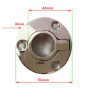 Round Flush Pulls Drawer Sliding Door Concealed Handle Stainless Steel 51 HBK