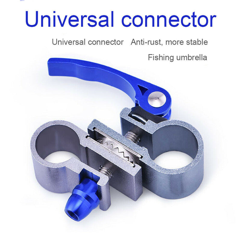 Fishing Umbrella Bracket Aluminum Alloy Connector Steering Gear Universal Fit