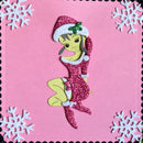 Christmas Girl Metal Cutting Dies Embossing Stencil DIY Craft Paper Card Making