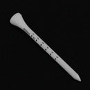80pcs 83mm Wooden Professional Golf Tees System White Striped Digital Scale