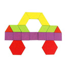 Creative Puzzle Box Wooden Blocks Montessori Kids Toys Dissection Shapes Ga D2E6
