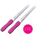 1 Manicure Pedicure Tool Dual Sided Stainless Steel Metal Nail Art File LJ