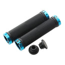 2 X Handle Handlebar Grip Lock-on for Bike Bicycle Blue
