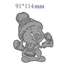 Snowman Metal Cutting Dies Cutting Stencil for DIY Scrapbook Paper Card Craft