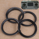 4pcs Carbon Fiber Style Air Vent Outlet Cover Trim fit for Jeep Wrangler JL 2019