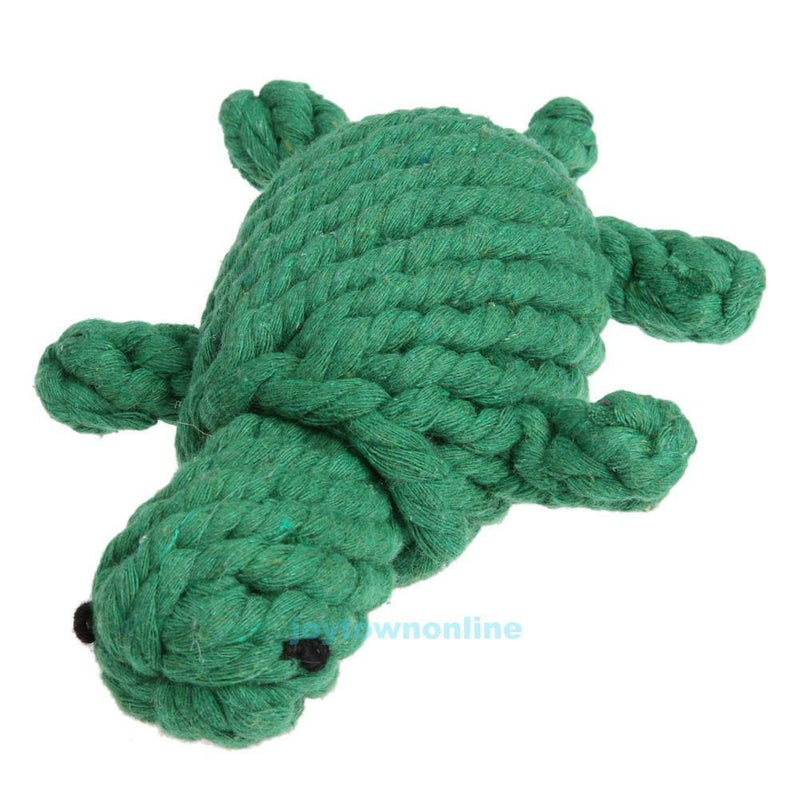 4pcs Durable Animal-Shape Pet Dog Chewing Toys Set Tooth Clean Cotton Rope Toys