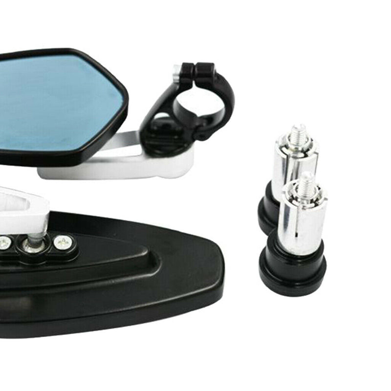 Motorcycle Adjustable Motorcycle Side View Mirrors CNC Aluminum Universal Fit
