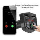 Bluetooth 5.0 FM Transmitter Handsfree Car Kit Adapter MP3 USB Radio Wirele W0J8
