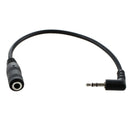 Headset Adapter 3.5mm to 2.5mm Audio Adapter and Converter (Black) - 2.5MM
