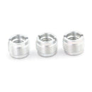 3PCS Microphone Mic Screw Clip Thread Adaptor 3/8" to 5/8" Connector S Kw