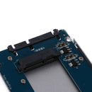 Mini mSATA SSD to 2.5'' SATA Adapter Card Box Converter Module Board White