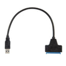 USB 30 To SATA 22 Pin 25" Laptop Hard Disk Drive SSD Cable Converter