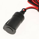 12V Car Motor Female Cigarette Cigar Lighter Adapter Socket Plug Outlet 2 M